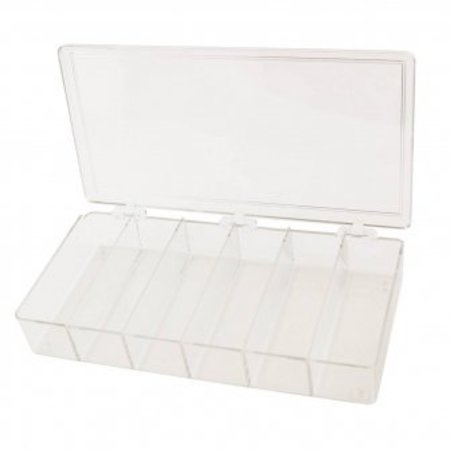 BEL-ART Compartment Box with 6 compartments, 4.5 in H x 8.5 in W F16632